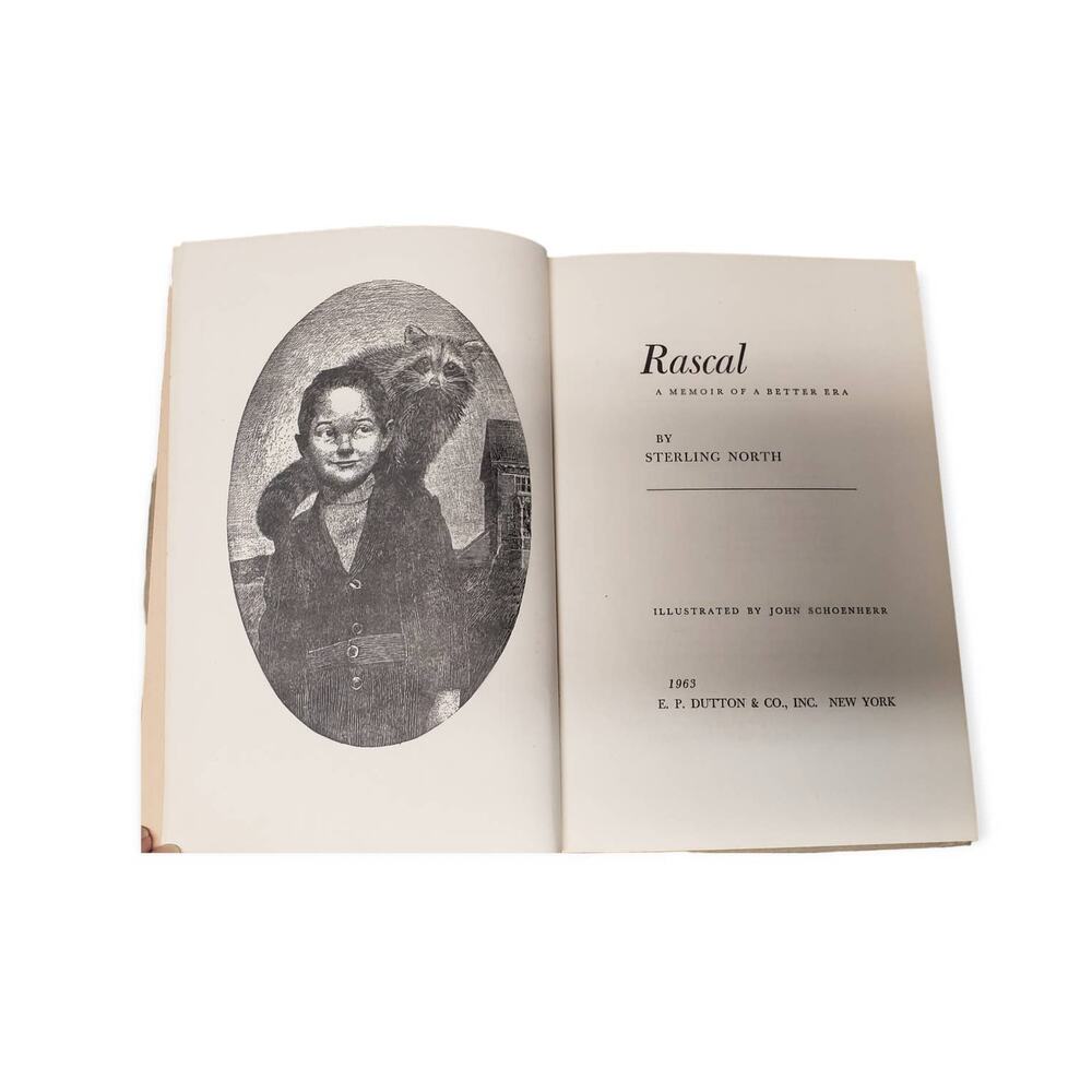 Vintage Rascal A MEMOIR OF A BETTER ERA by Sterling North 1963 Hardback Book